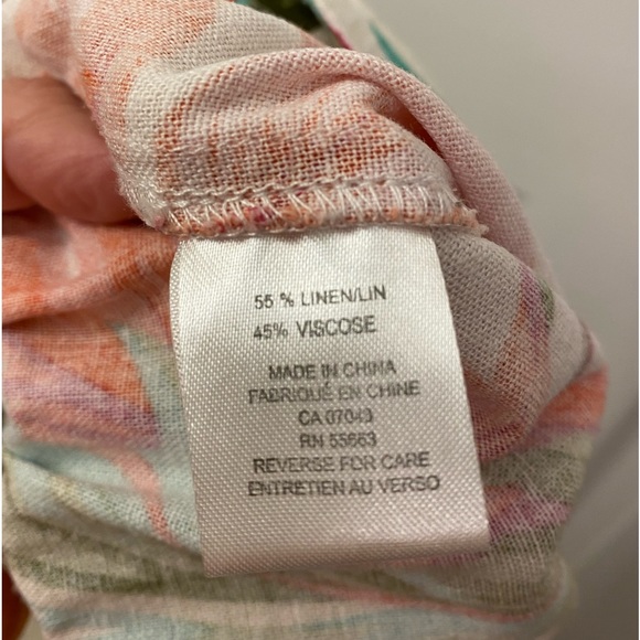 C&C California Floral linen pants - Picture 3 of 5